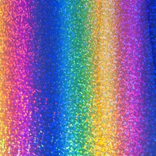 plottiX 102008 Aufbügelfolie, Regenbogen, 32 x 50cm