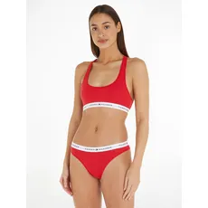 Tommy Hilfiger Underwear Bikinislip, mit Logo auf dem Taillenbund, rot