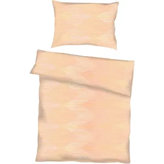 Kaeppel Bettwäsche , Bernsteinfarben , Textil , Graphik , 140x200 cm , bügelleicht , Heimtextilien, Bettwäsche & Leintücher, Bettwäsche, Satin-Bettwäsche