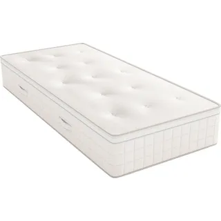 Schlaraffia Boxspringmatratze »Matratze Air Boxspring mit Topper, in 90x200 cm und weiteren Größen«, 33 cm hoch, Raumgewicht: 43 kg/m3, 882 Federn, (1 St.), mit abnehmbaren Topper Schlaraffia weiß 4 (101 kg - kg)