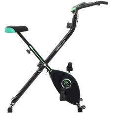 Cecotec Faltbares Heimtrainer X-Bike X. Schwungrad 2,5 kg, variabler Magnetwiderstand, 8 Stufen, Komfortsattel, LCD-Bildschirm und Tablet-Ständer, Transportrollen
