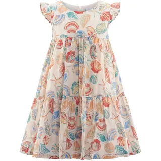 Sommerkleid HAPPY GIRLS "Mädchenkleid", Mädchen, Gr. 110, EURO-Größen, beige, Stoff, 100% Baumwolle, normal, Kleider Sommerkleid