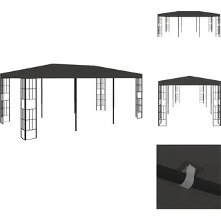 vidaXL Pavillon 3x6 m Anthrazit - Pavillons & Partyzelte - Grau