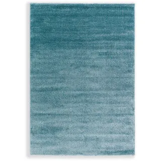 Schöner Wohnen SCHÖNER WOHNEN-Kollektion Webteppich Pure 67 x 130 cm Polypropylen Blau Türkis