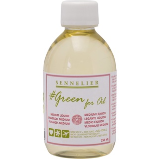 Sennelier : Green For Oil : Liquid Medium : 250ml