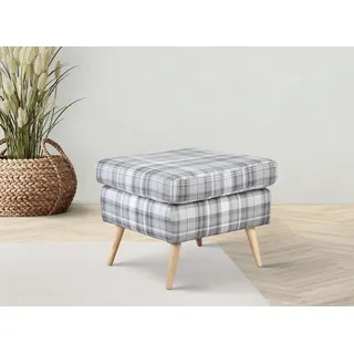 Home Affaire Hocker Charles 100% Polyester 58 x 49 x 58 cm Grau