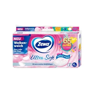 Zewa Ultra Soft 4-lagig 8 Rollen
