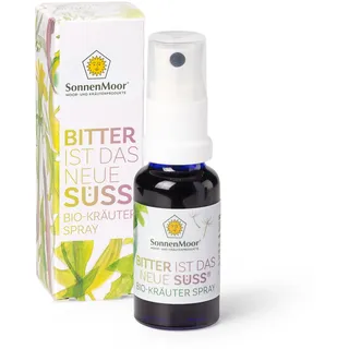 Bio Bitterstoffe-Spray von SonnenMoor - Bitter ist das Neue Süss 20ml aus dem österreichischen Familienunternehmens SonnenMoor, tätig seit 1972