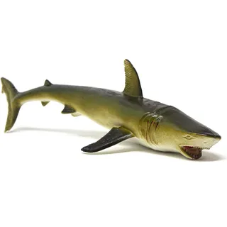 Tier-Spielfigur - Hai grün - 36 cm