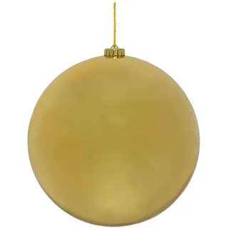 Weihnachtskugeln Christbaumkugeln XXL aus Kunststoff gold, O25cm, 1 Stk.