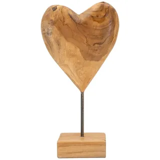 Skulptur , Braun , Holz , Teakholz , 20x37x12 cm , Dekoration, Dekofiguren & Skulpturen, Skulpturen