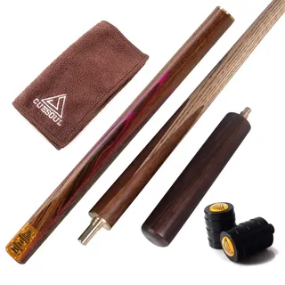 CUESOUL 57 Zoll Walnut 3/4 Stück Snooker Cue-18 Unzen