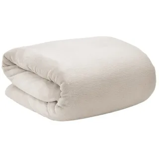 Beautissu Decke Aurelia 150/200 cm Natur – Textil , 200x150 cm – Heimtextilien, Wohntextilien, Decken, Kuscheldecken