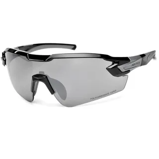 Arctica ® *FLAMBOYANT* Classic LINE - Sonnenbrille für Radsport, polarisierte Gläser, Gesamtausfall, Nero/Bianco