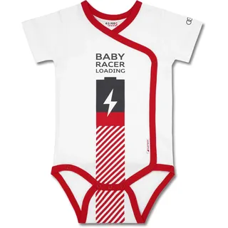 Audi Sport Audi collection 3202200502 Wickelbody Body Strampelanzug Baby Racer Loading, weiß/rot, Größe 74/80