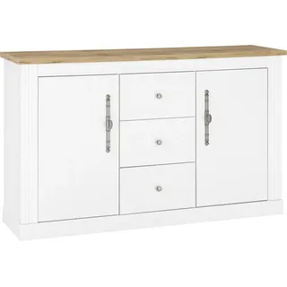 OTTO home WESTMINSTER 146 x 95 x 45 cm Pinie Weiß / Wotan Eiche