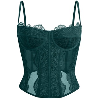 Dealmore Damen Bustier Korsett, Grün, Small