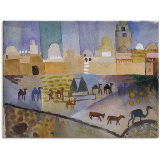 Artland Leinwandbild "Kairouan I. 1914." Afrika 1 Stk. tlg. auf Holzrahmen gespannt, farbe bild(er): bunt