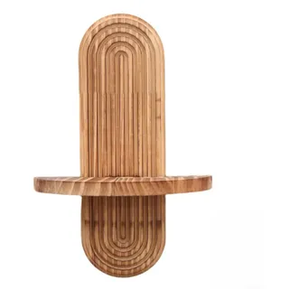 Qualoramall Schwebendes Wandregal aus Holz, massives Kiefernholz, Wandmontage, Aufbewahrungsregal für Bücher, Pflanzen und dekoratives Display im Wohnzimmer, Schlafzimmer oder Büro, rustikale Natur