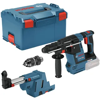 Bosch GBH 18V-26F ohne Akku + GDE SDS-Plus-Akku-Bohrhammer 18 V Li-Ion