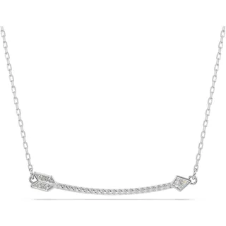 Swarovski Idyllia Anhänger, Verschiedene Schliffe, Pfeil, Weiß, Rhodiniert