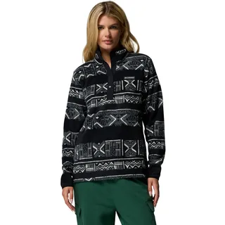 Columbia Benton Springs Printed 1/2 Snap Pullover Schwarz L
