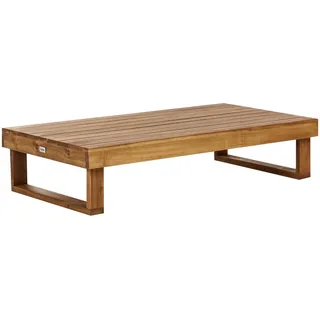 Beliani Gartentisch 60 x 110 x 25 cm Braun
