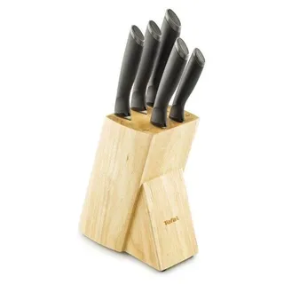 Tefal Comfort Messerset 5-teilig + Holzblock K221SA14