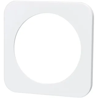 Wandplatte aus deutsch/französischem Kunststoff mit 1 Schlüssel in Weiß, ideal für den Innenbereich. Elegantes und minimalistisches Design, das sich perfekt in jeden Raum einfügt.