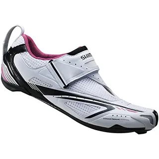 SHIMANO Erwachsene Fahrradschuhe Triathlonschuhe SH-WT60 GR. 37 SPD-SL Klettverschluss, Mehrfarbig, 37, E-SHWT6037