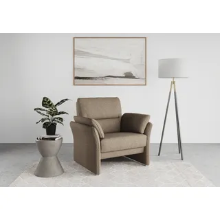 DOMO collection Cocktailsessel Pina Feinstruktur 99 x 95 x 88 cm Grau