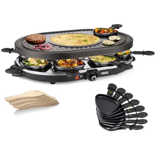 Princess Raclette-Grill 162700 oval schwarz 8 Personen