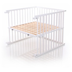 babybay Kinderbett-Umbausatz passend für Modell Maxi Comfort Plus, weiß lackiert