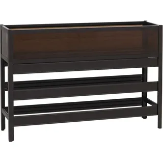 MCW Hochbeet P96 Aluminium Transparent 82x120x30cm Dunkelbraun