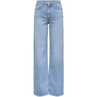 Only Onljuicy Lw Wide Leg Hosen Blau