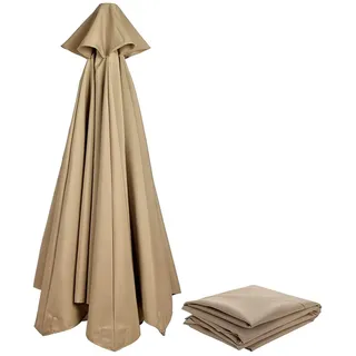 Sonnenschirm Ersatzbezug 3m/270cm/2m/230cm/250cm 8 Streben/6 Streben Anthrazit/Blau/Grau/Rot/Beige UV-Schutz 80 Windfest Stabil für Strand, Terrasse, Garten