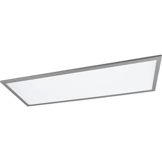 Reality Leuchten LED Deckenleuchte Gamma R62868087, Metall titanfarbig, inklusiv 33.5 Watt LED, inklusiv Fernbedienung