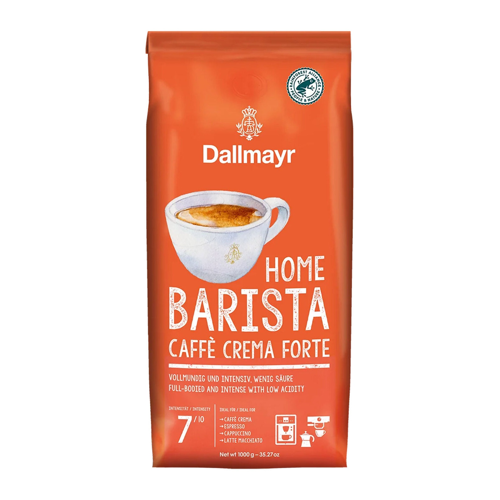 Bild von Home Barista Caffè Crema Forte Kaffeebohnen kräftig 1,0 kg