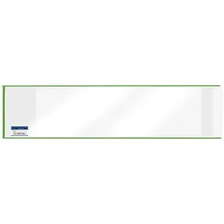 VELOFLEX 1540240 - Buchhülle, Buchschoner, Buchumschlag, 240 x 450 mm, PP-Folie, mit Lasche, glasklar, 10 Stück