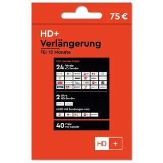 HD+ Verlängerung für 12 Monate, rot