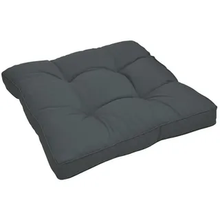 Beautissu Sitzkissen 40 x 40 x 10 cm grau 1 St.