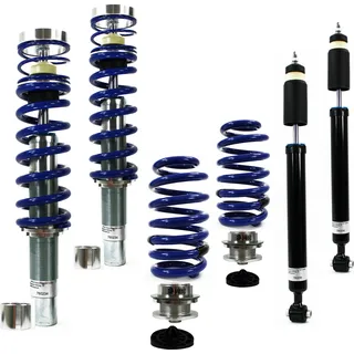 BlueLine Gewindefahrwerk Sportfahrwerk Fahrwerk Federn VERSTELLBAR für Audi A4