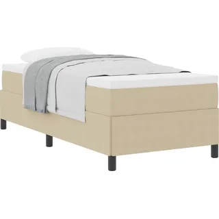 vidaXL Boxspringbett Grau-Grün 90 x 200 cm Samt - Grün