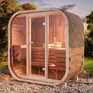 FinnTherm Ellipso M inkl. 6 kW Ofen + int. Steuerung