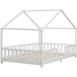 [en.casa] Kinderbett Treviolo 120 x 200 cm Kiefer weiß