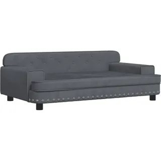 vidaXL Kindersofa vidaXL 90 x 53 x 30 cm Kiefer grau