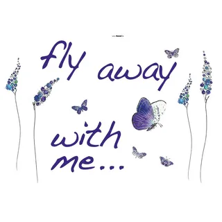 Komar Dekosticker , Lila , Kunststoff , 17-teilig , 100x70 cm , Made in Germany , einfache und schnelle Anbringung , Tapeten & Wandverkleidungen, Wandtattoos & Sticker, Wandsticker