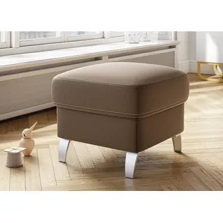sit&more Hocker Vincenzo 58 x 48 x 58 cm Braun