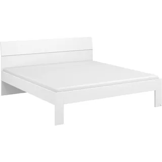 Rauch Doppelbett Flexx mit 2 Schubkästen - Stauraum-Bett in modernem Design mit Kopfteil, Holz, alpinweiß, 209 x 185 x 90 cm