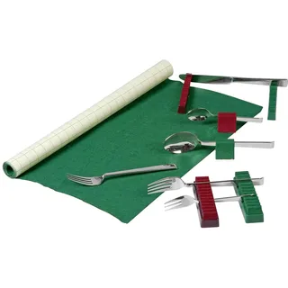 BUCHHOLZ Besteckhalter für 64 Teile 70 x 45 cm Grün